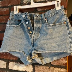 Levi’s 501 High Waisted Shorts